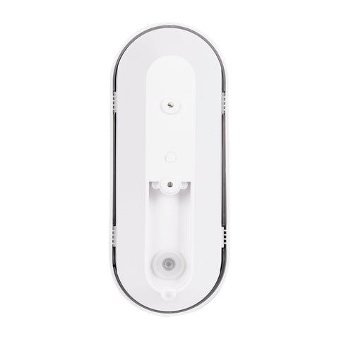 Lume White IP65 Polycarbonate Wall Light 8w E27 Warm White