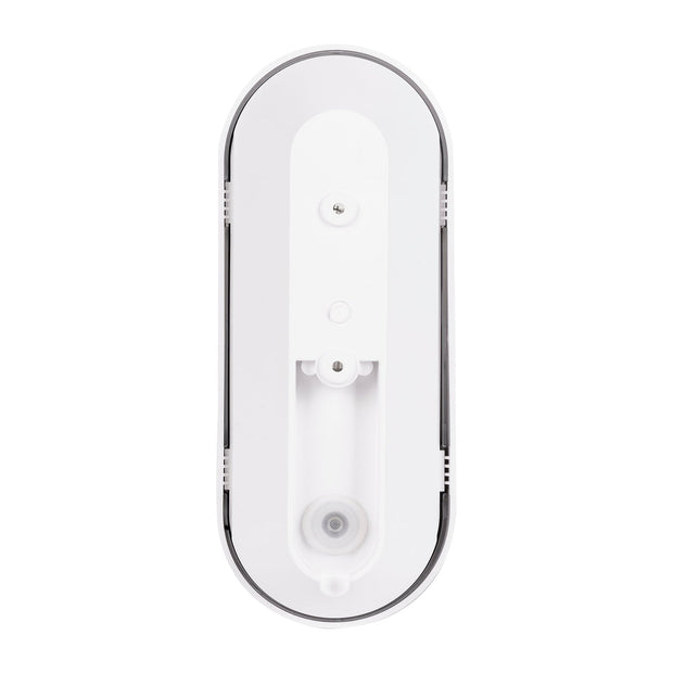 Lume White IP65 Polycarbonate Wall Light 8w E27 Warm White