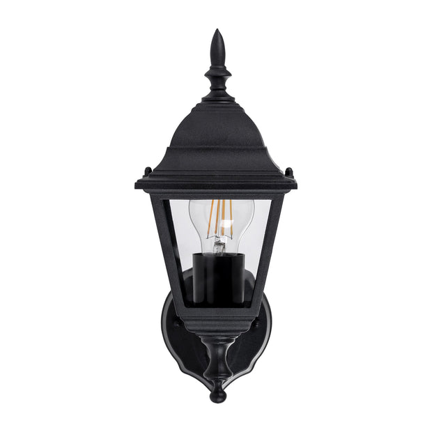 Newark Coach Light Black 8w E27 Warm White
