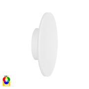 Halo 12v 12w RGBW LED 200mm Surface Mounted Exterior Wall Light White