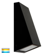 Taper Square 240v Wall Wedge Black E27 9w 3CCT