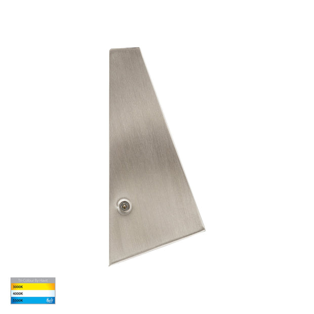 Taper Square 12v Wall Wedge 316 Stainless Steel MR16 5w 3CCT