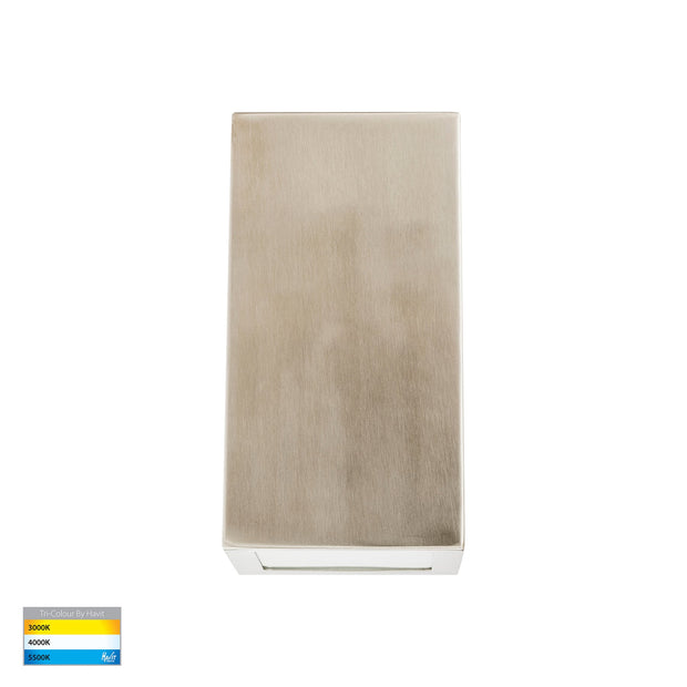 Taper Square 12v Wall Wedge 316 Stainless Steel MR16 5w 3CCT
