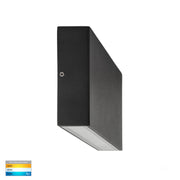 Essil Surface Mounted Up and Down Wall Light Black 2 x 3w Built-in LED Tri