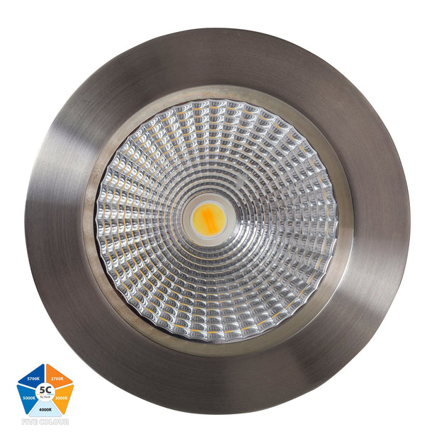 HV5530S-SS316 Ora 12w Five Colour 316 Stainless Steel Downlight 90mm Cutout