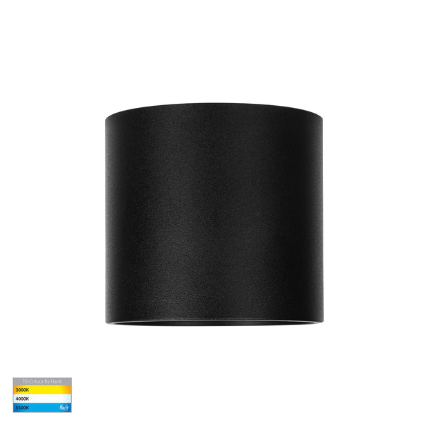 Nella 12v 7w 120° 3CCT LED Black Surface Mount Downlight