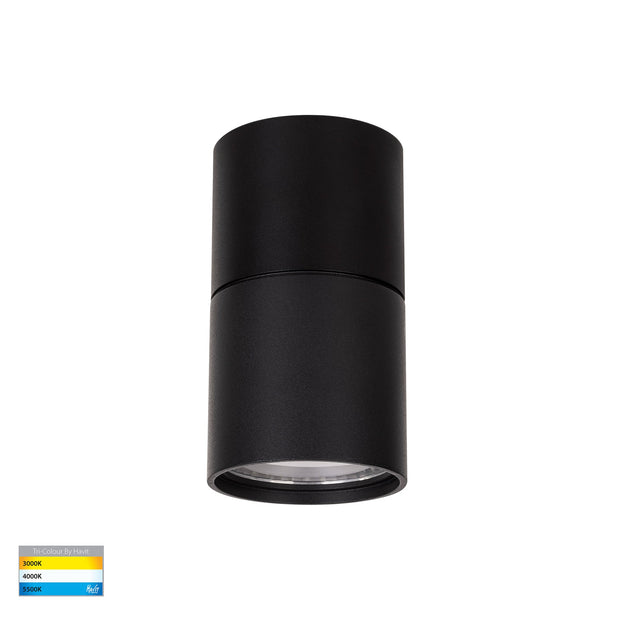 Nella 240v 7w 120° 3CCT Black Surface Mount Downlight C/W Extension