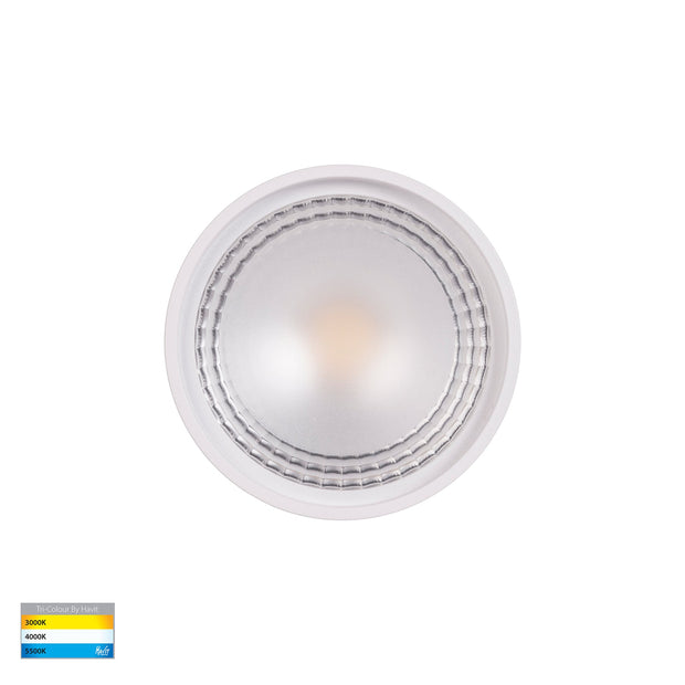 Nella 12v 7w 120° 3CCT LED White Surface Mount Downlight