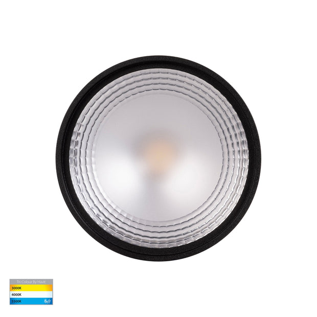 Nella 240v 12w 120° 3CCT Black Surface Mount Downlight C/W Extension