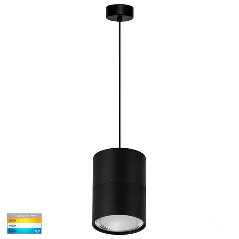 Nella 12w 120° 3CCT Black Pendant