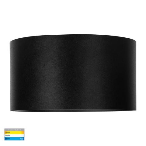 Nella 12v 18w 120° 3CCT Black Surface Mount Downlight