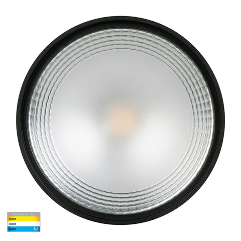 Nella 12v 18w 120° 3CCT Black Surface Mount Downlight