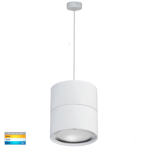 Nella 18w 120° 3CCT White Pendant