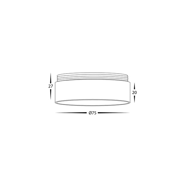 Gold Adaptor ring to suit HV5802, HV5812, HV5841 S/M Downlight Models
