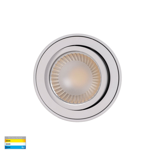 Nella 240v 7w 60° 3CCT Adjustable White Surface Mount Downlight