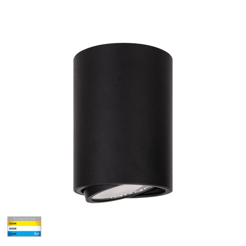Nella 240v 12w 60° 3CCT Adjustable Black Surface Mount Downlight