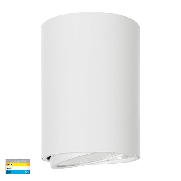 Nella 12v 18w 60° 3CCT Adjustable White Surface Mount Downlight