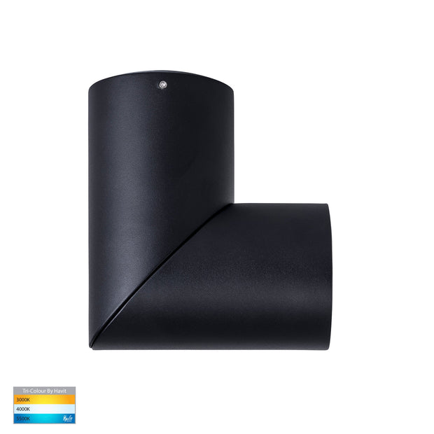 Nella 240v 12w 36° 3CCT Rotatable Black Surface Mount Downlight
