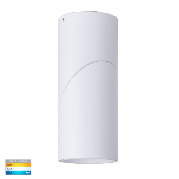 Nella 12v 12w 36° 3CCT Rotatable White Surface Mount Downlight