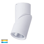 Nella 12v 18w 60° 3CCT Rotatable White Surface Mount Downlight