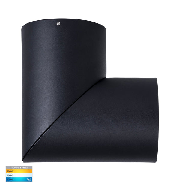 Nella 12v 24w 60° 3CCT Rotatable Black Surface Mount Downlight