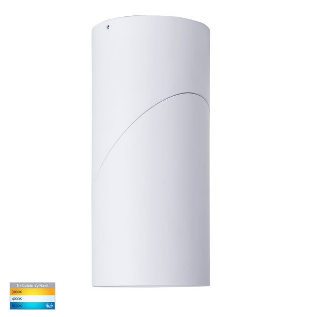Nella 240v 24w 60° 3CCT Rotatable White Surface Mount Downlight