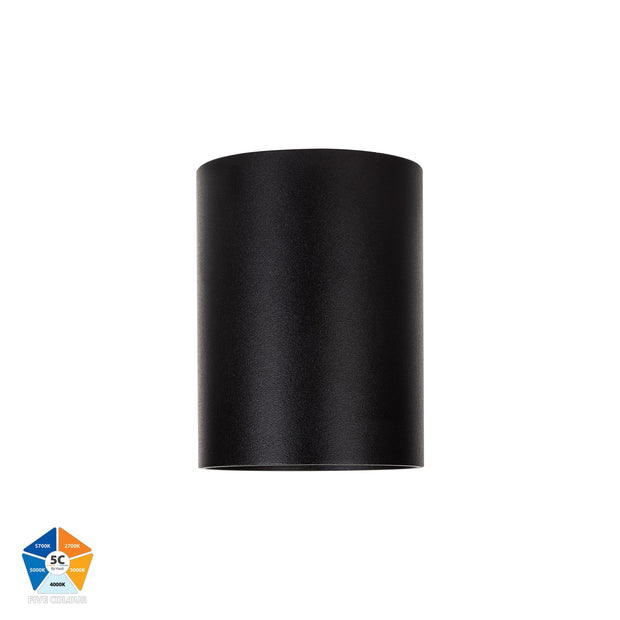 Nella 12v 7w 60° 5CCT Black Surface Mount Downlight