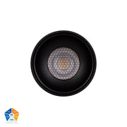 Nella 12v 7w 60° 5CCT Long Black Surface Mount Downlight