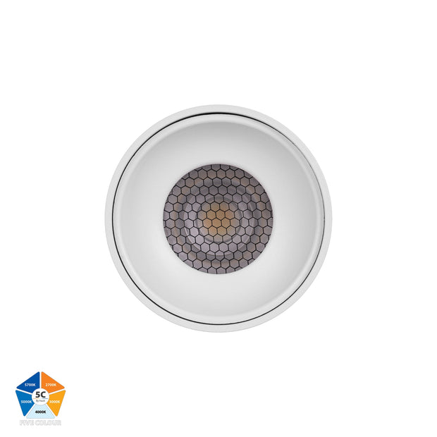 Nella 12v 7w 60° 5CCT White Surface Mount Downlight
