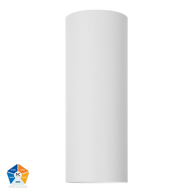 Nella 12v 7w 60° 5CCT Long White Surface Mount Downlight