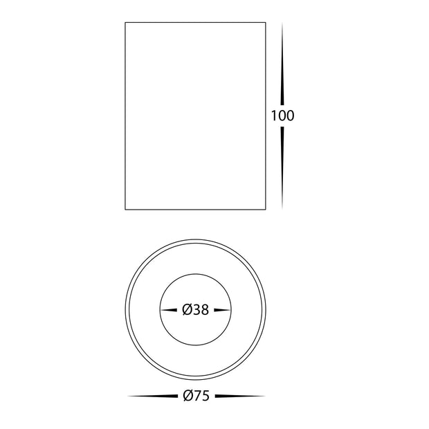 Nella 12v 7w 60° 5CCT White Surface Mount Downlight