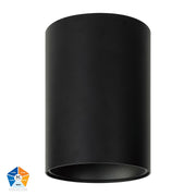 Nella 12v 24w 60° 5CCT Black Surface Mount Downlight