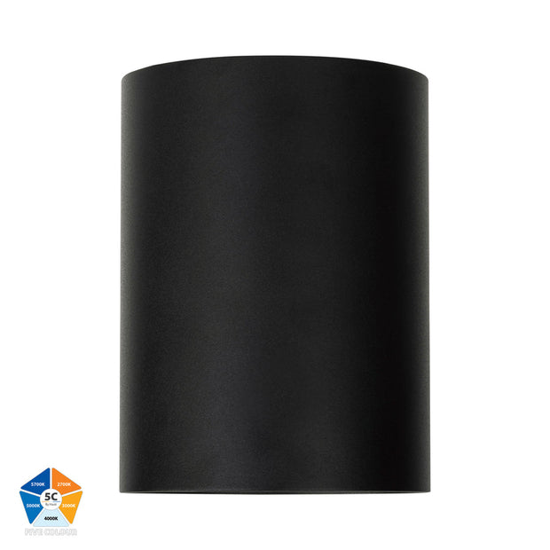 Nella 240v 24w 60° 5CCT Black Surface Mount Downlight