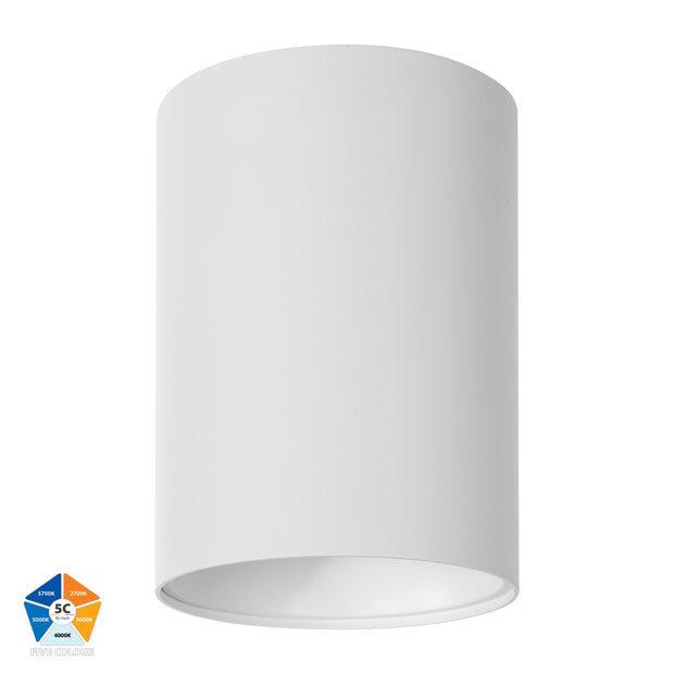 Nella 240v 24w 60° 5CCT White Surface Mount Downlight