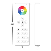 RGBC + RGBW 6 Zone LED Strip Remote Controller