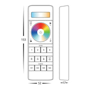 RGBCW 4 Zone LED Strip Remote Controller