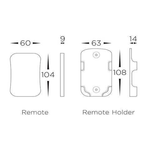 SPI Remote Controller to suit HV9105-SPI-2CH