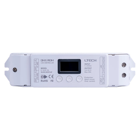 DMX Controller for RGBC or RGBW Strip
