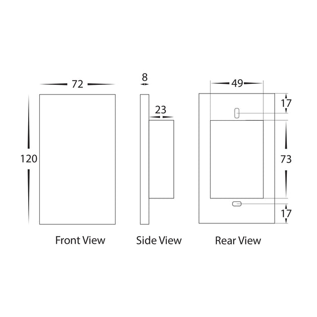 Wifi Single Gang White Dimmer Wall Switch