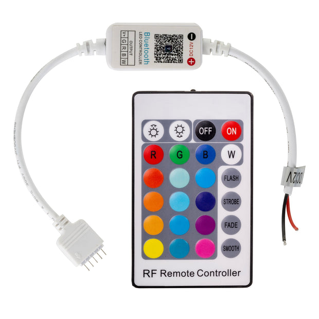 Replacement RF + Bluetooth Remote and Receiver For Halo RGBW Wall Lights