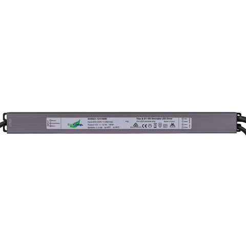 LED Driver 12v 150w DC IP66 TRIAC + 0/1-10V 2 in 1 Dimmable
