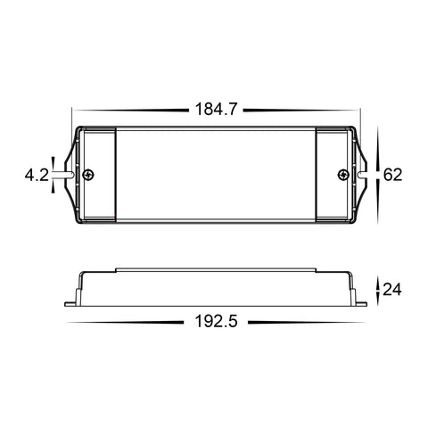 LED Driver 24v 60w DC IP20 Dali Dimmable