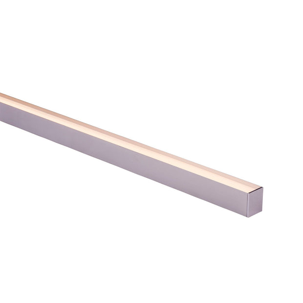Deep Square Aluminium Profile with Standard Diffuser per metre