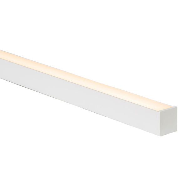 HV9693-3537 White Aluminium Square LED Profile Channel Per 3 Metre