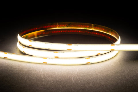 9.6W 5500K COB Strip Lighting 24v DC IP20 / Per Metre