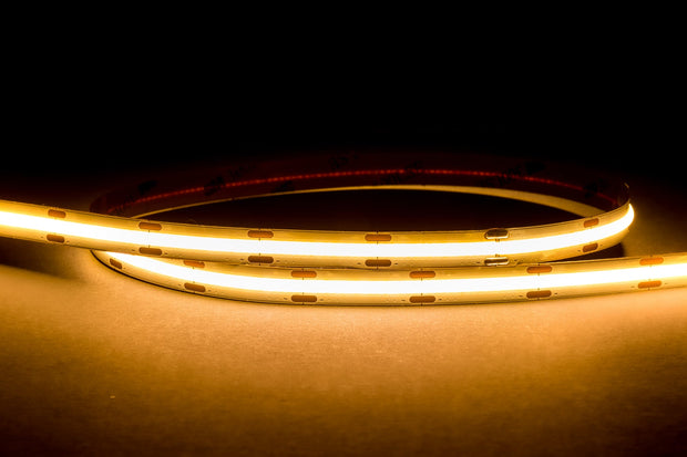 9.6w IP20 COB LED Strip 3000k 50m Roll