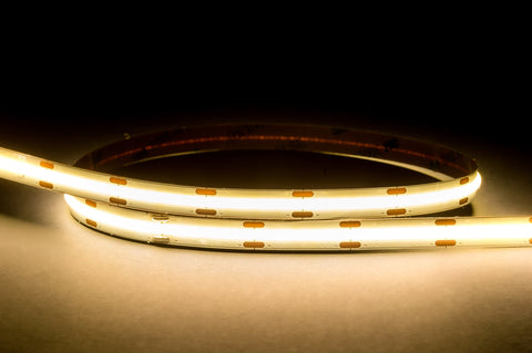 4.8W 4000K COB Strip Lighting 24v DC IP20 / 50 Metre Roll