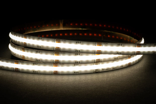 20W RGBCW COB Strip Lighting 24v DC IP20 / Per Metre