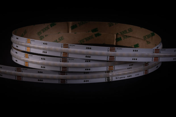 20W RGBCW COB Strip Lighting 24v DC IP20 / Per Metre