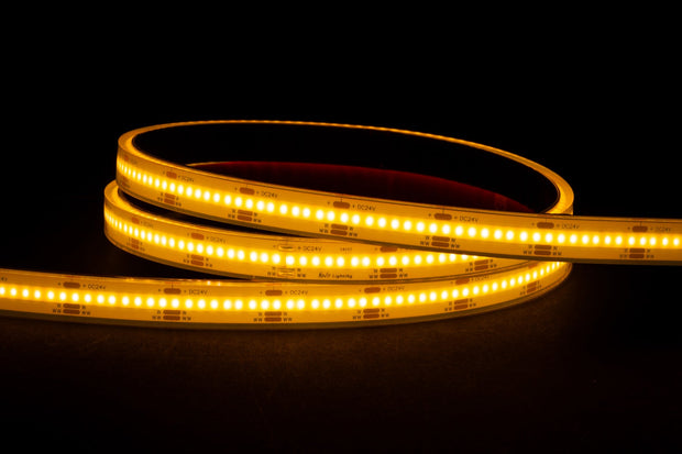14.4W Tunable 3000K to 5500K COB Strip Lighting 24v DC IP67 / Per Metre